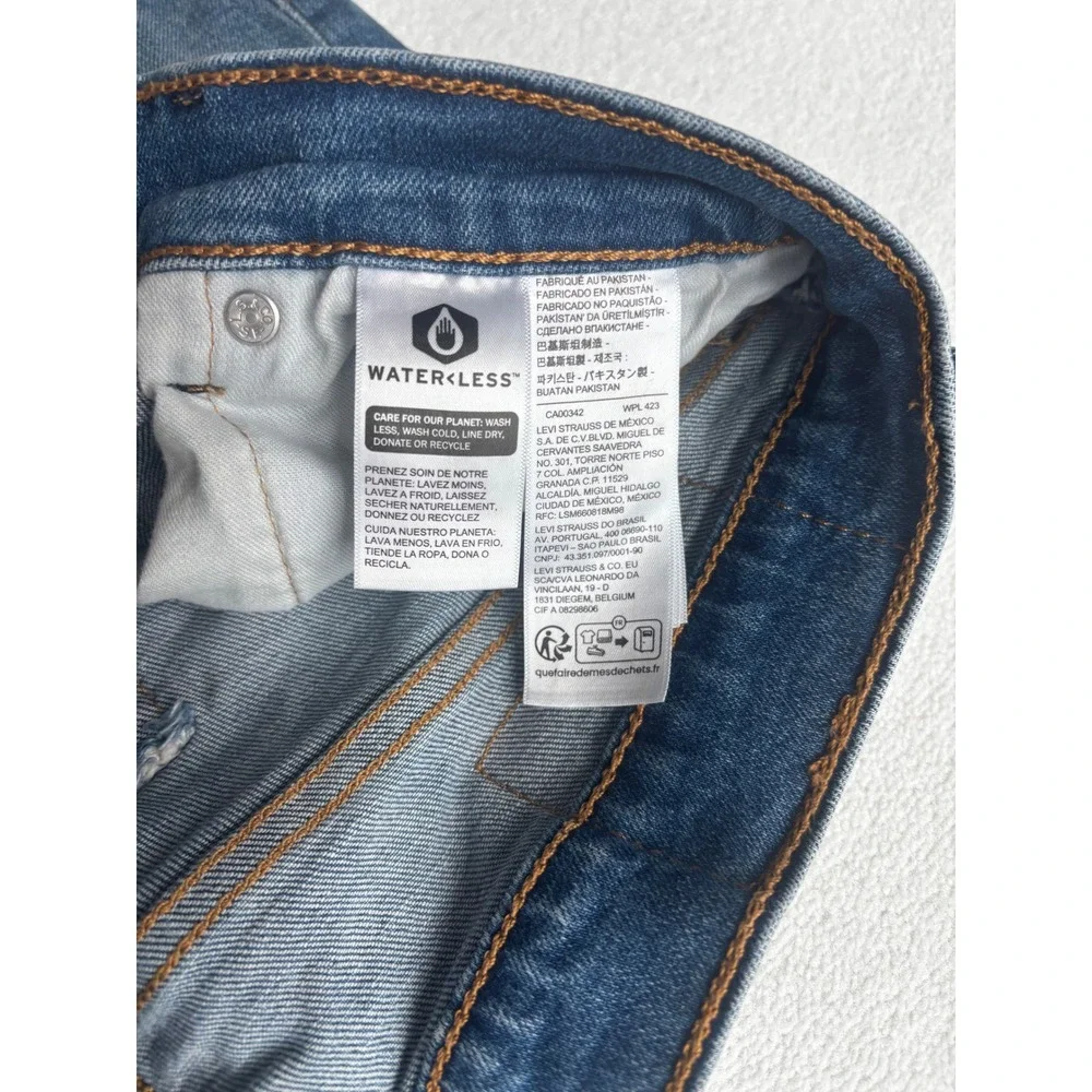 Levi 505 Regular Fit Jeans Mens 30x30 Blue Straight Leg Denim 00505-2669